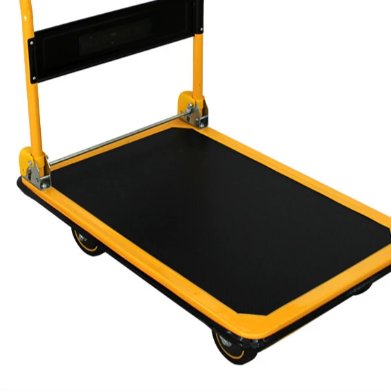 Good performance universal use, market loading transport folding four-wheeled cart