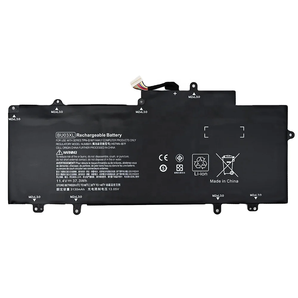 Manufacture Laptop Battery BU03XL For Hp Chromebook 14 G4 Series 14-ak 14ak 14-ak010nr 14-ak013dx Tpn-q167 Hstnn-ib7f Batter