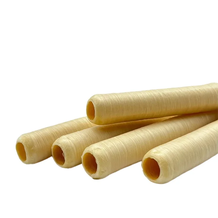 Hot Sale High Quality   Artificial  Edible  Collagen Casing For Boiled Dried Fried Cooked Sausage