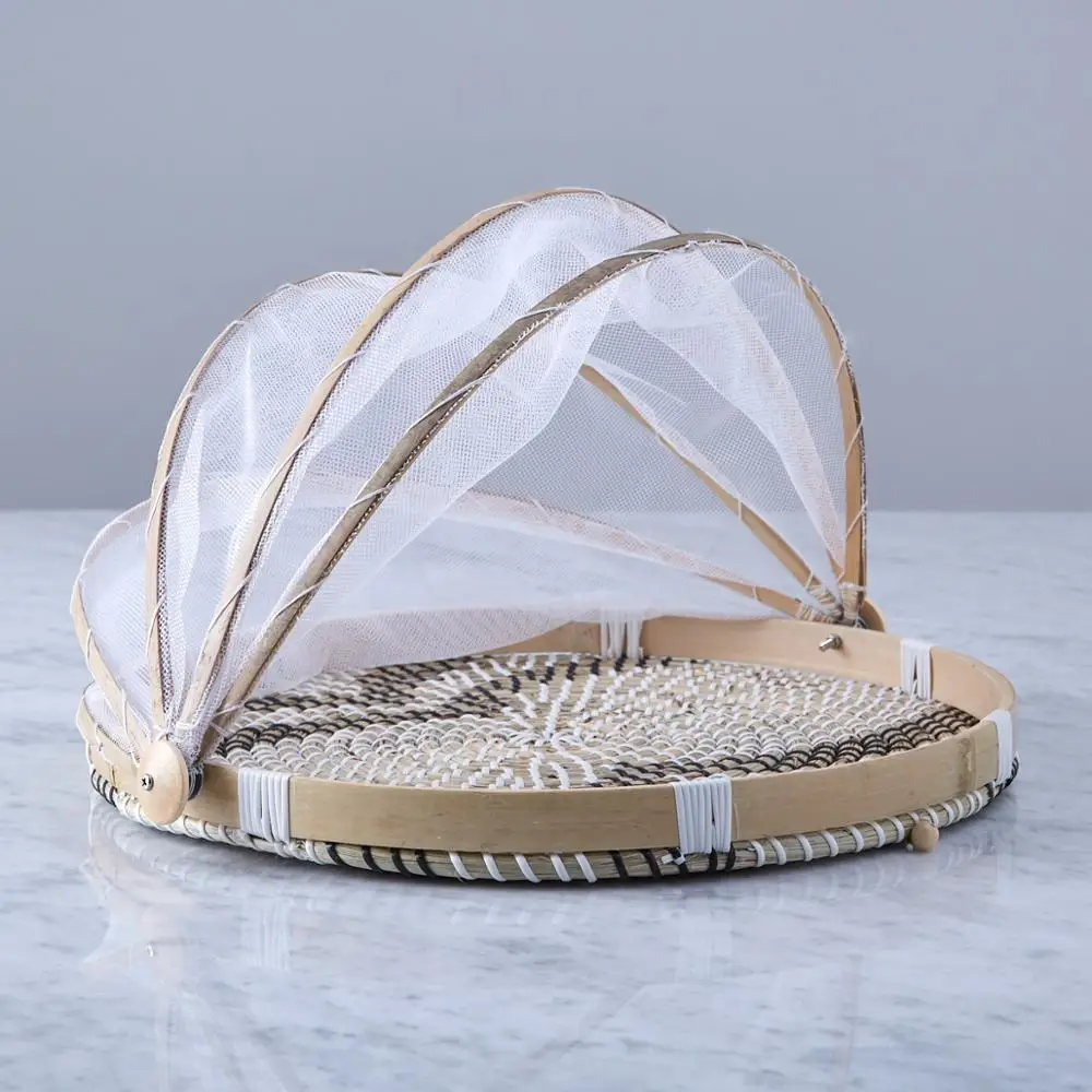 
Eco friendly seagrass food mesh cover dome cheap price 