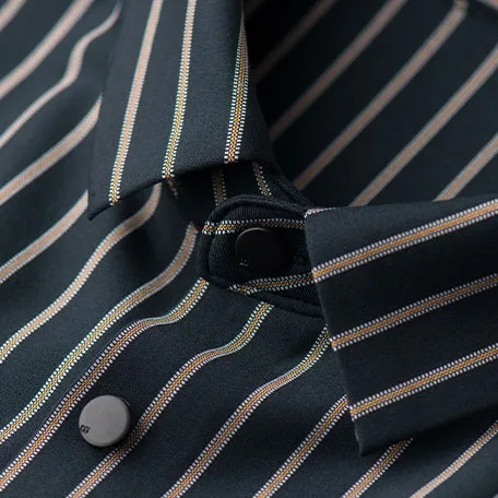 Manufactory non iron dress shirt Office Polyamide Elastane formal Slim fit commuter dress shirts for men  slim fit shirt for men