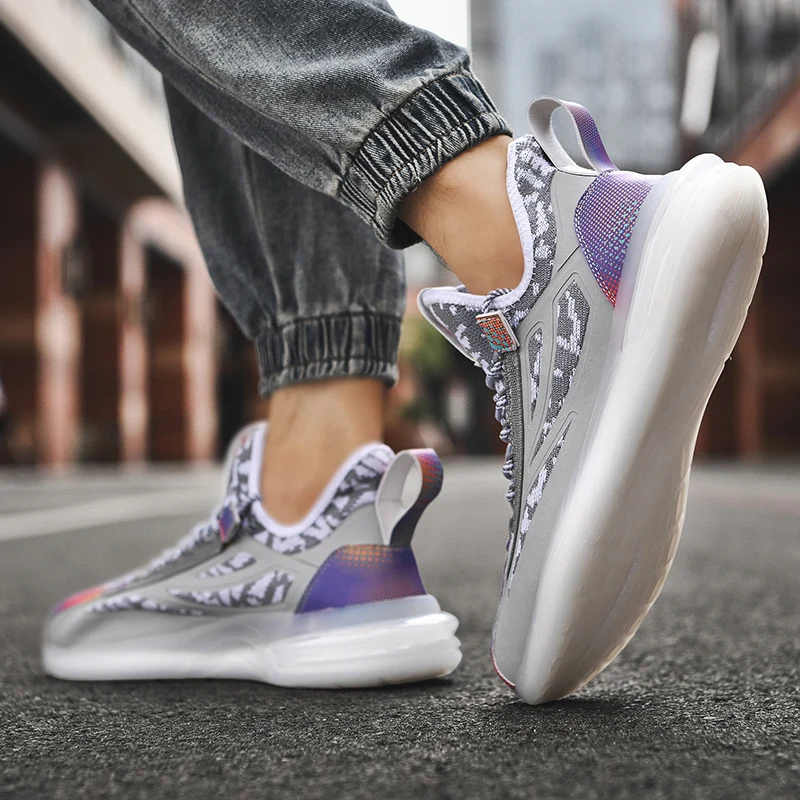 
2021 Custom Wholesale Fashion Shoes Men Sport Casual Running Sneakers Comfortable Lightweight Sole ADIDASI 