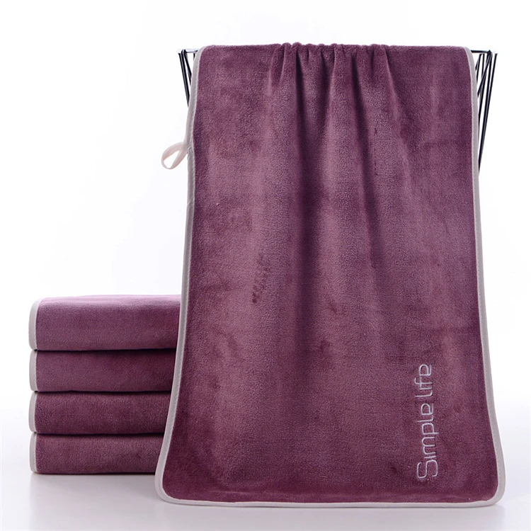 
Embroidered Coral Fleece Kitchen Hand Cleaning Towels 