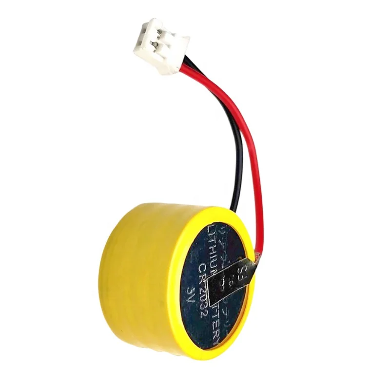 CR2032-4s 4s1p 12V lithium coin button non-rechargeable battery pack with connector 2.0mm plug wires