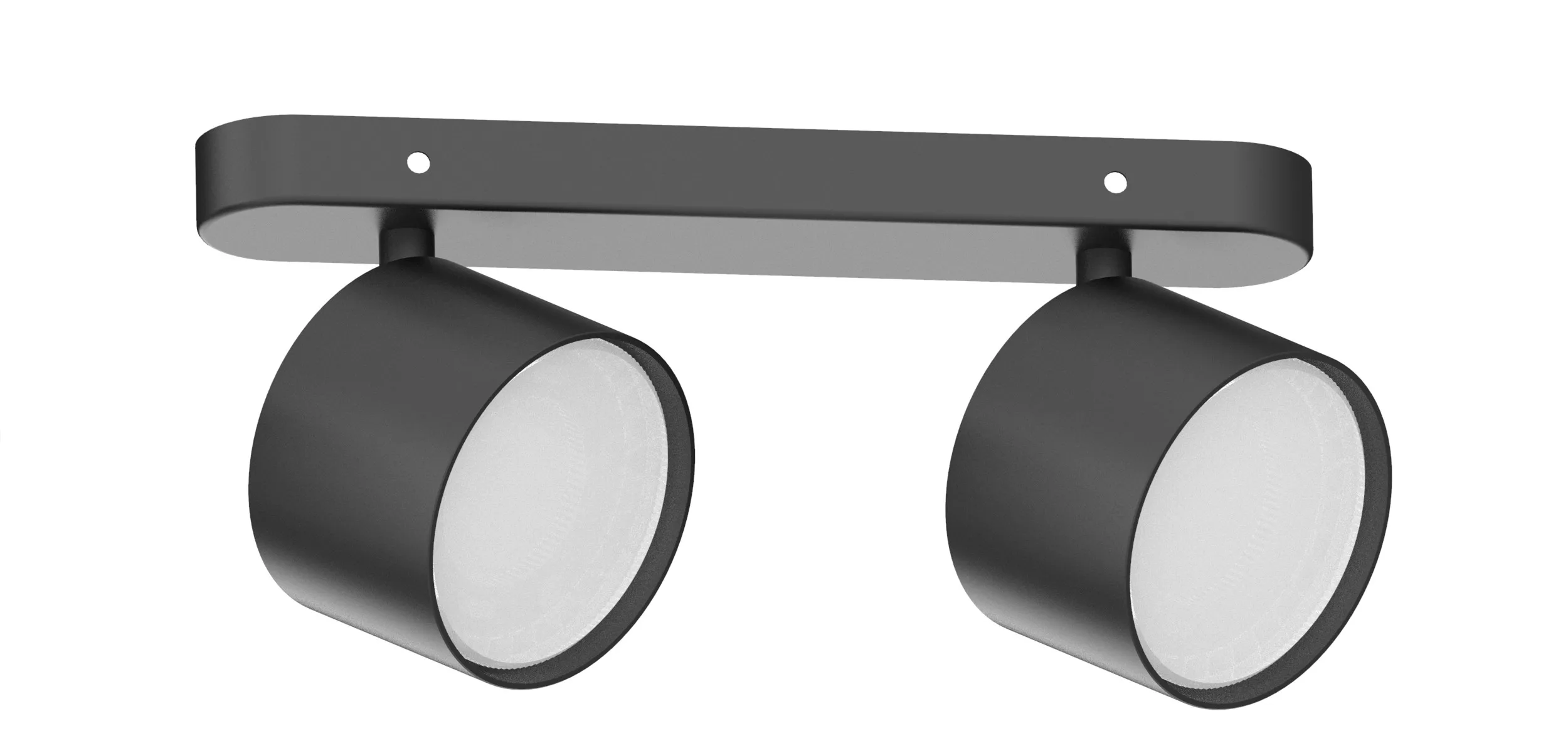 2021 Top quality  track light gx53 1/2/3 head led spotlight mounted installation