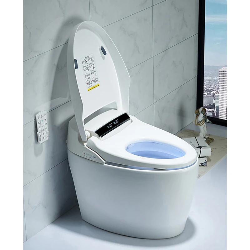 Inodoros Economics Modernos De Lujo Electronic Automatic Operation Inteligentes Con Sensor Siphonic One Piece Floor Toilet