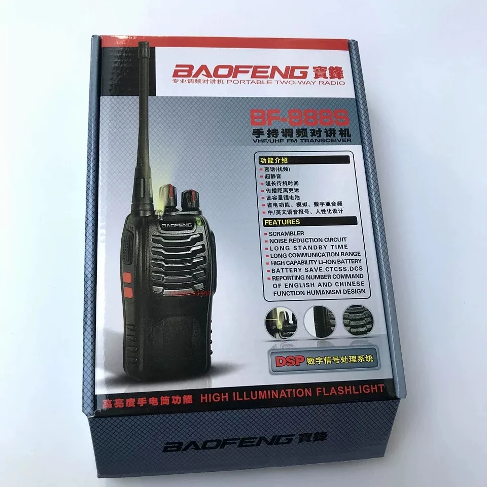 Baofeng BF-888S Cheap Walkie Talkie 5W Handheld bf 888s for UHF 5W 400-470MHz 16CH Two way Portable CB Radio
