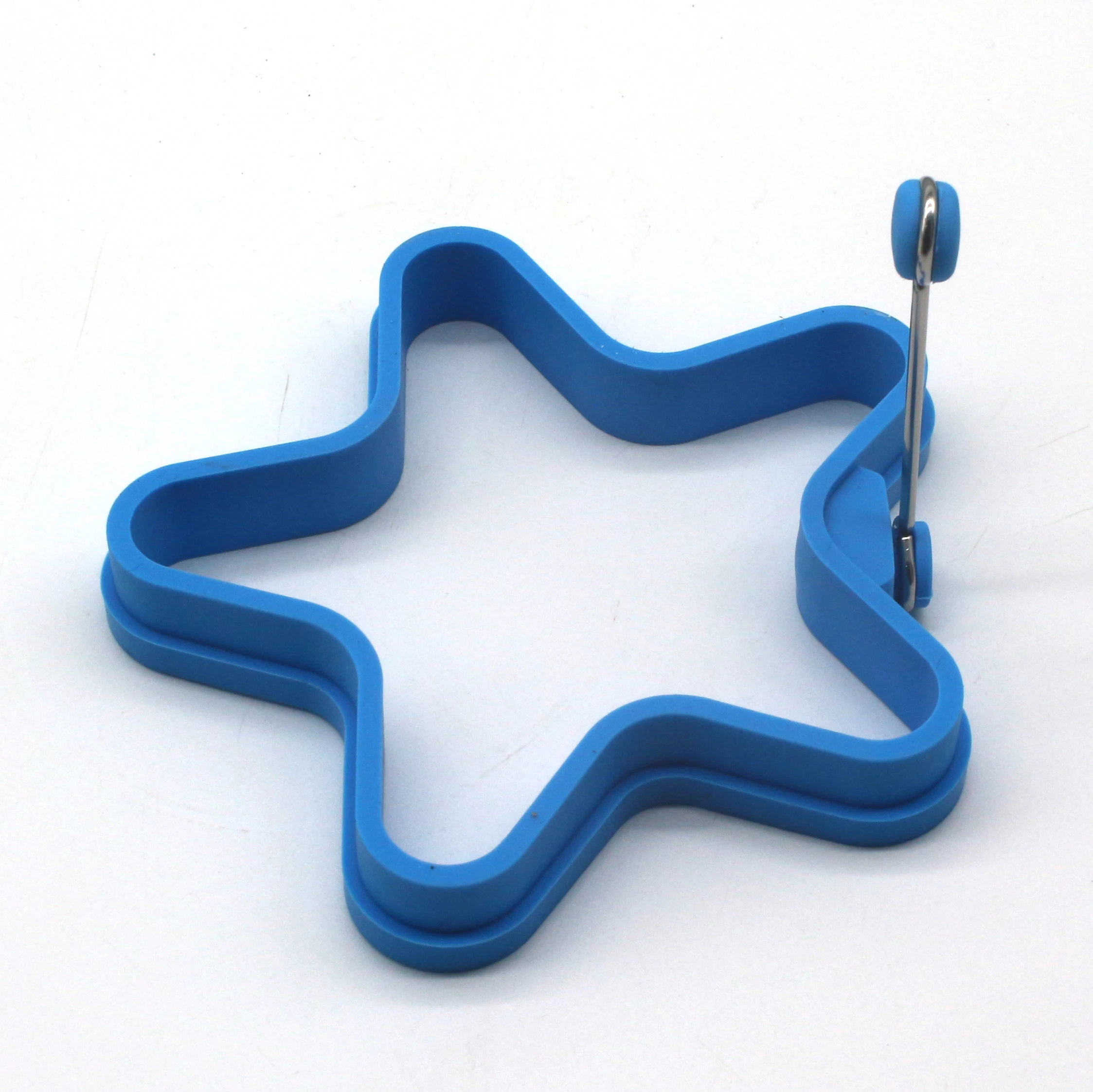 Hot Sale Food Grade Silicone Kitchen Utensils Star Shape Silicone Egg Rings Mold