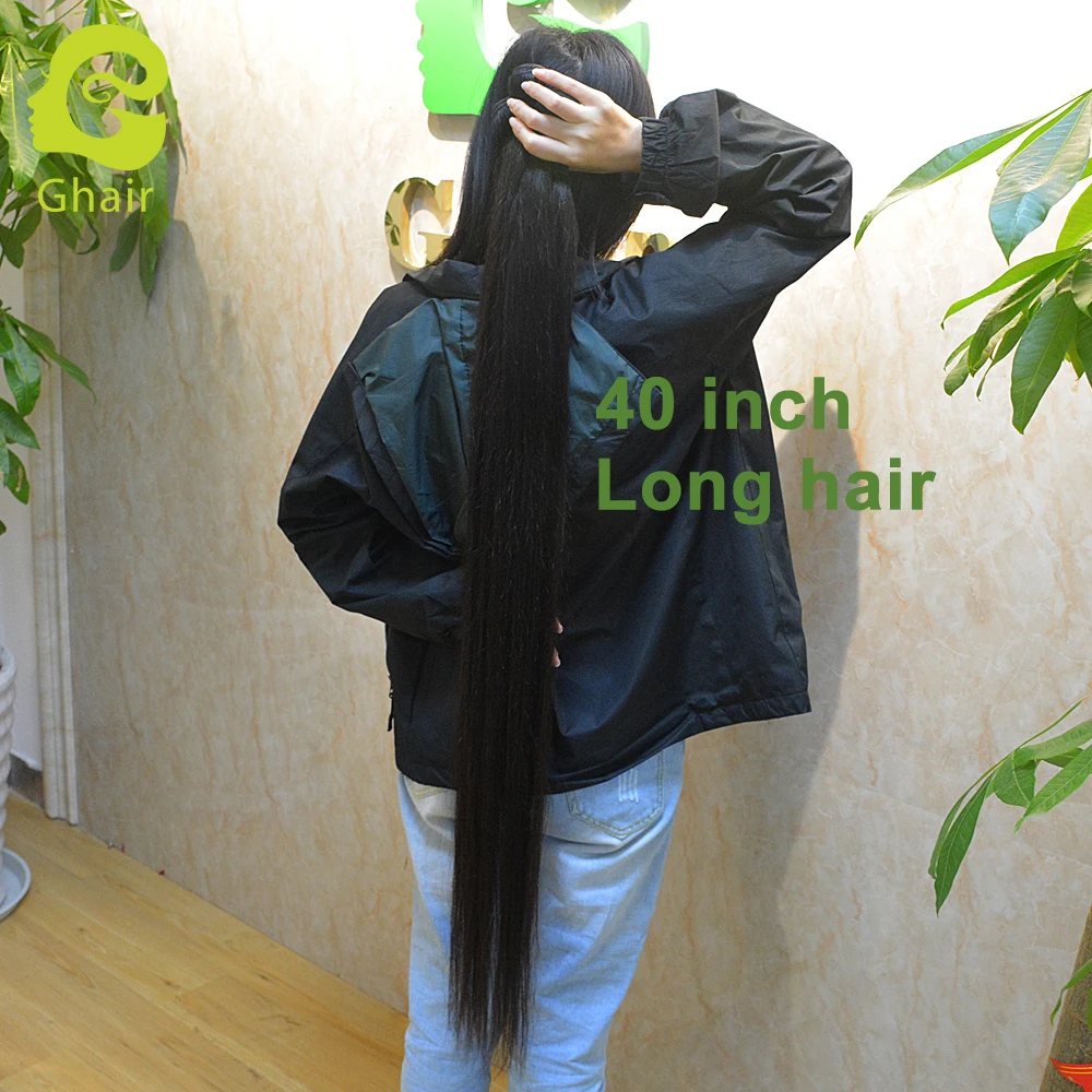 
Dropshipping hair extension wholesale bundle vendor raw vietnam hair 40Inches long hair 