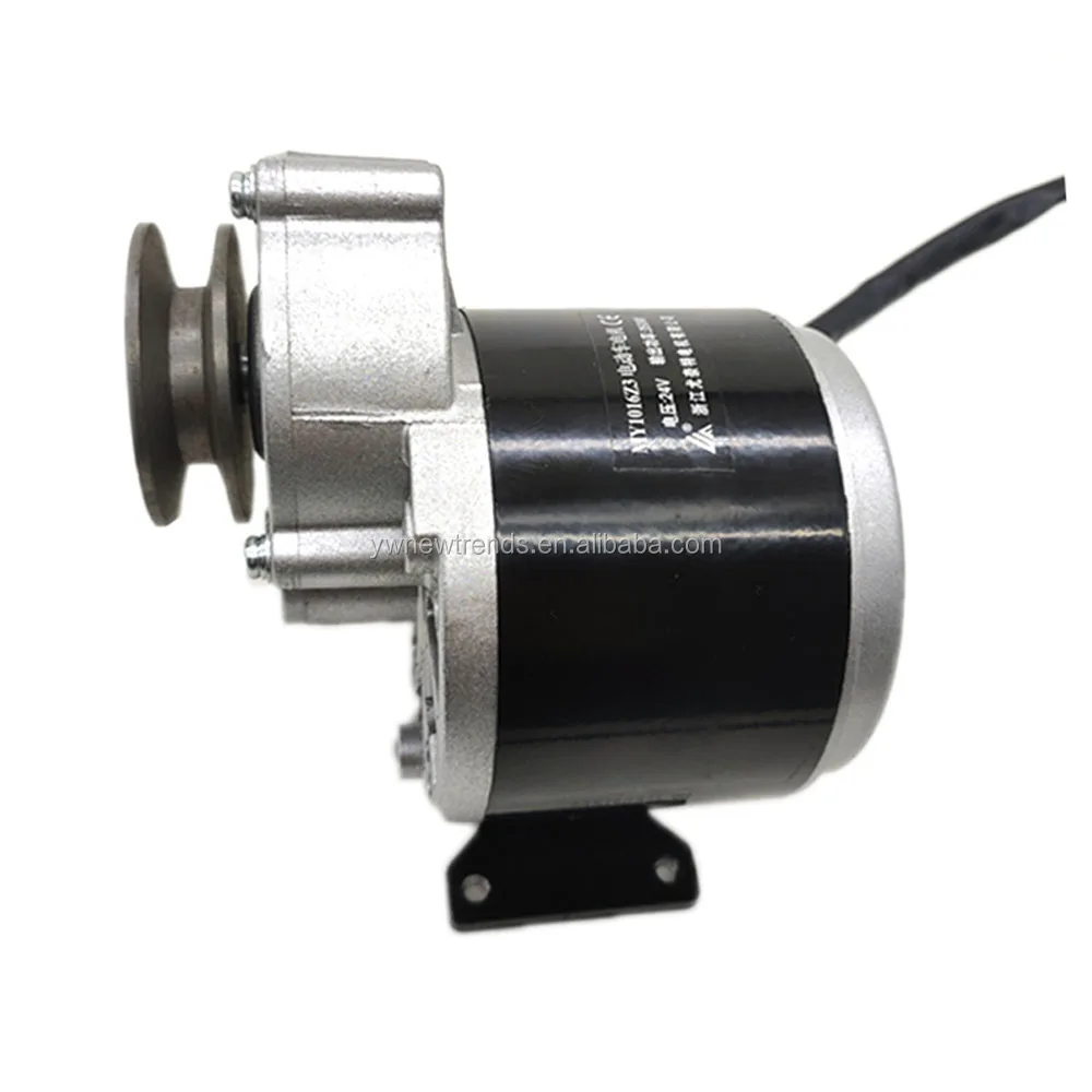 MY1016Z3 350W AVG Robot Driver Belt Pulley Drive Electric Bike Motor Kit Accessory 24/36V DC Brushed Motor for toy kick scooters