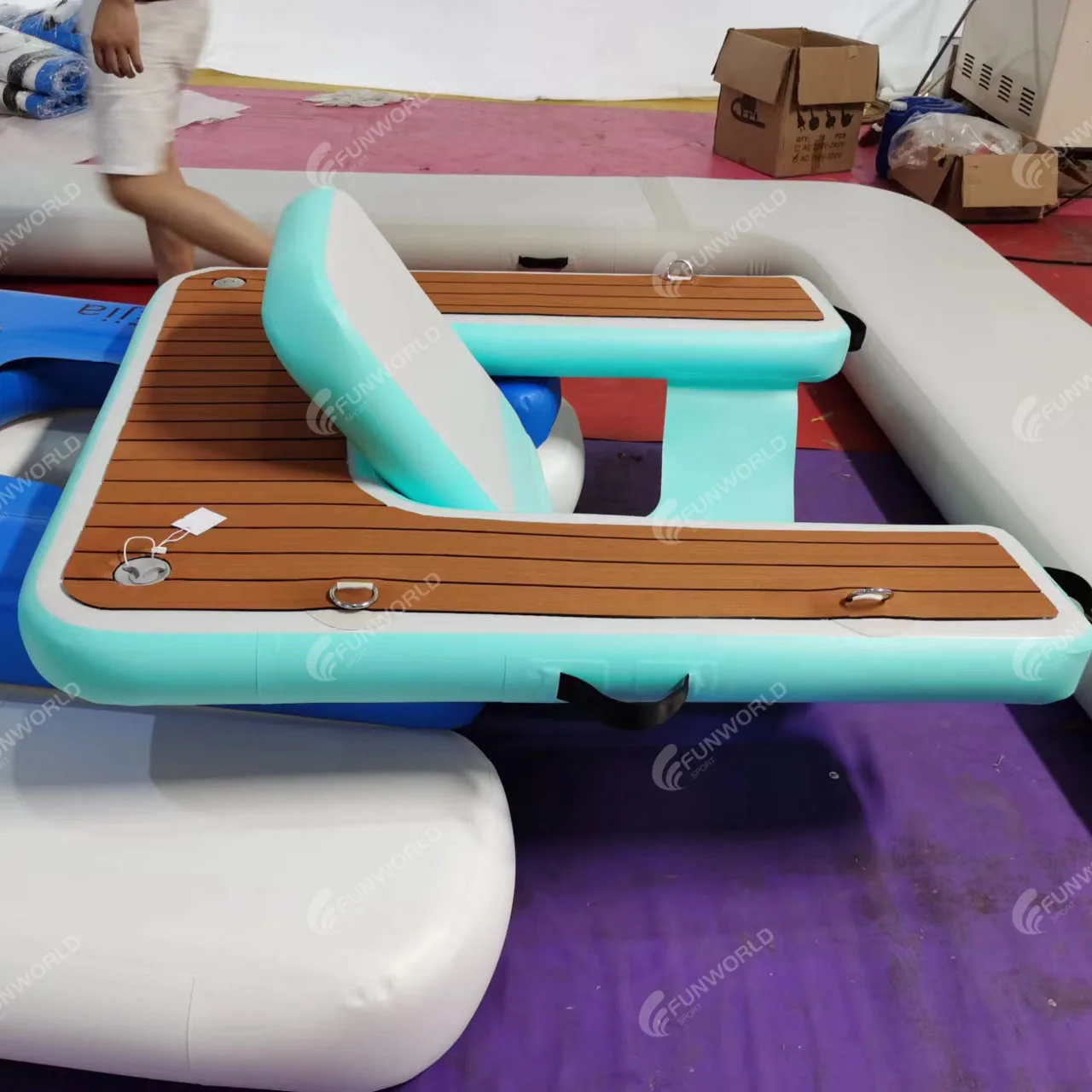 Oem Custom Inflatable Floating Swimming Pool Water Chair Inflatable Pool Lounger With Comfortable Sling Seat For Pool