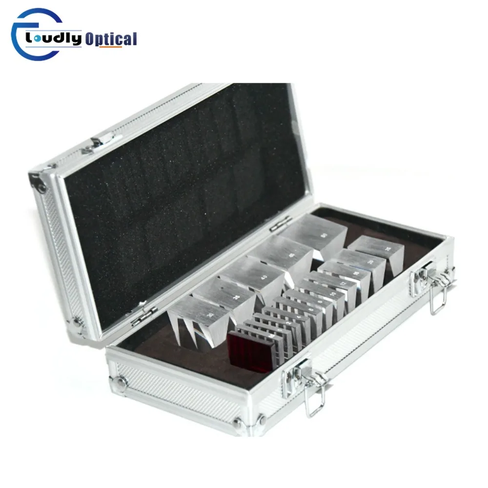 Ophthalmic High Quality 17 Pcs Optical Loose Prism Set LP-16