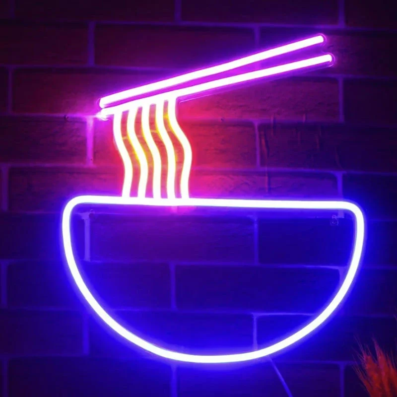 Sausage Flex Neon Sign Hot Dog Clear Acrylic LED Light up Signage