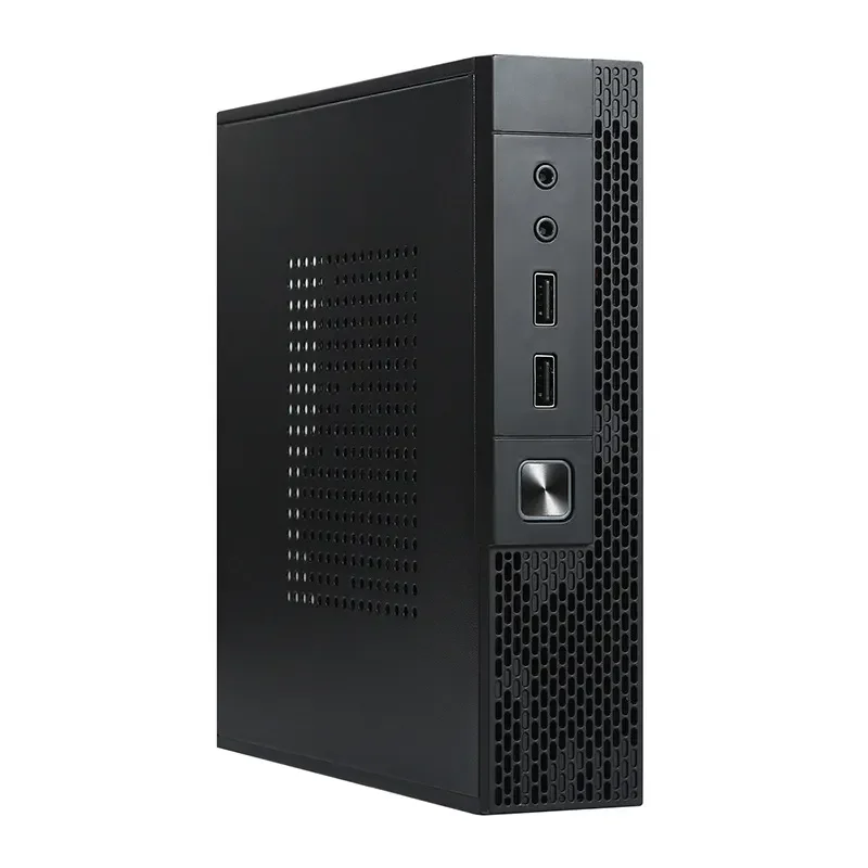 OEM High Tower Micro PC Gaming Case THIN ITX Computer Tower with USB 2.0 HD Audio and 2 WiFi for Computer Cases & Towers