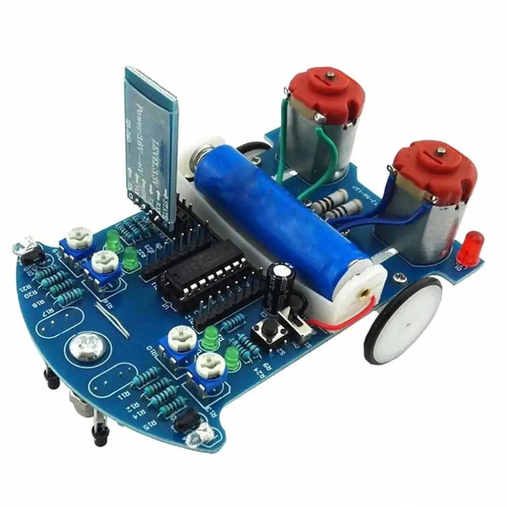 DIY Kits D2-6 Remote Control Intelligent Car Suite Smart Tracking Automobile Gravity Sensor Obstacle Avoidance 51 MCU