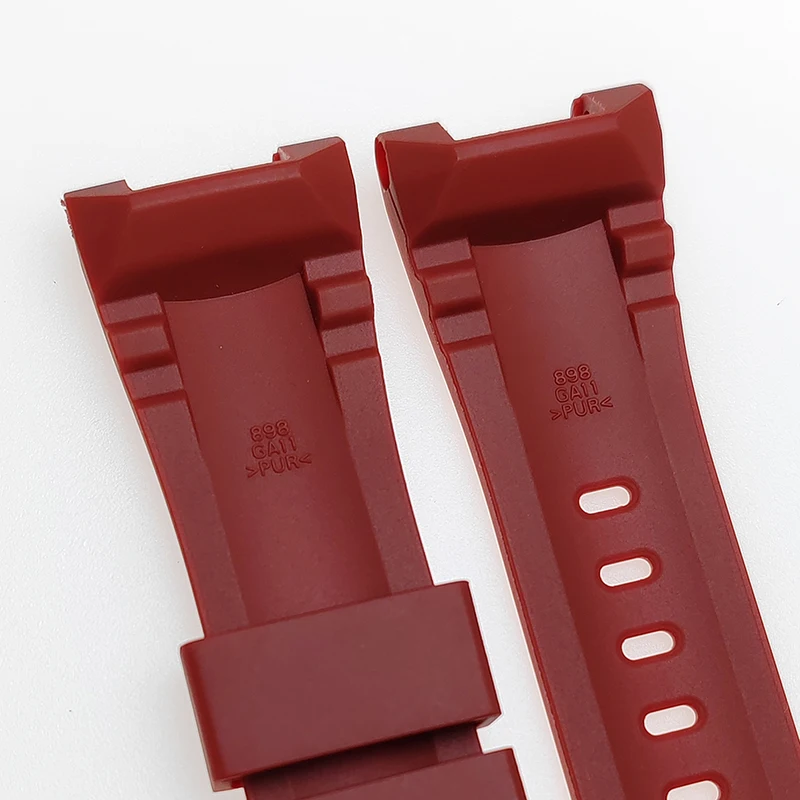 For Gst  Pu Rubber Watch Band Watch Strap