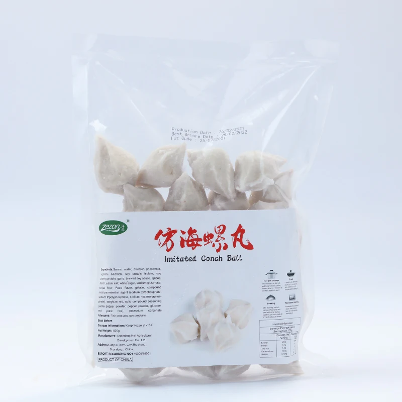  Высокое качество Здоровая пища ракушка шар горячий горшок пищи surimi