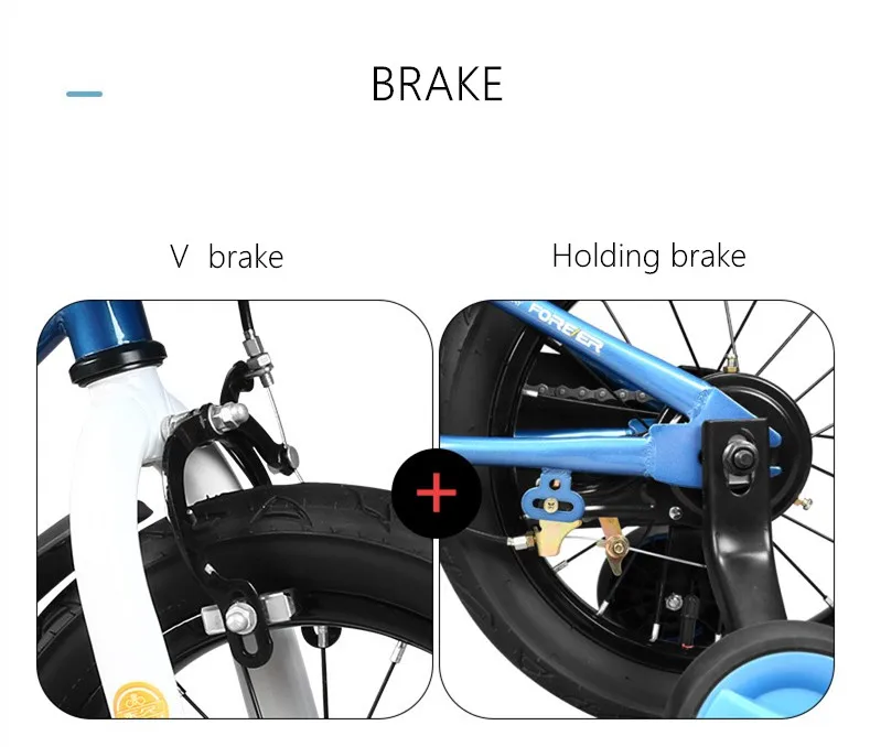 
factory direct sales forever 14 inch kids bicycle for children 3 years light children bike 