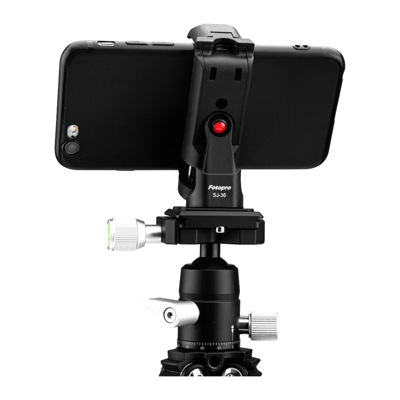 Fotopro 360 Degree Rotation Mobile Clip Live Streaming Accessories Tripod Phone Clip