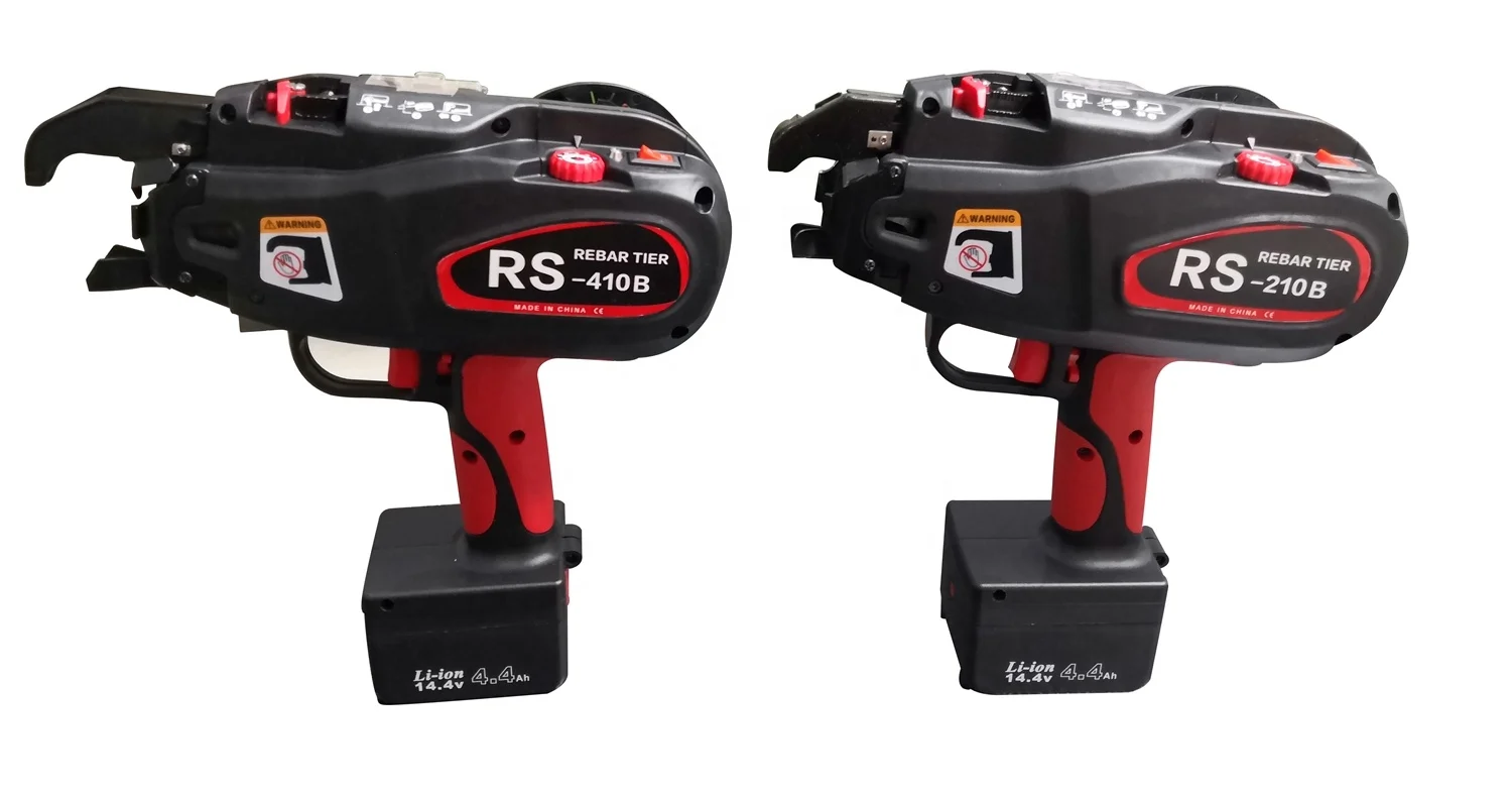 RS410B Cordless 14.4V Li-ion Battery Brushless Motor Rebar Tying Tools Small Body Rebar Tying Gun