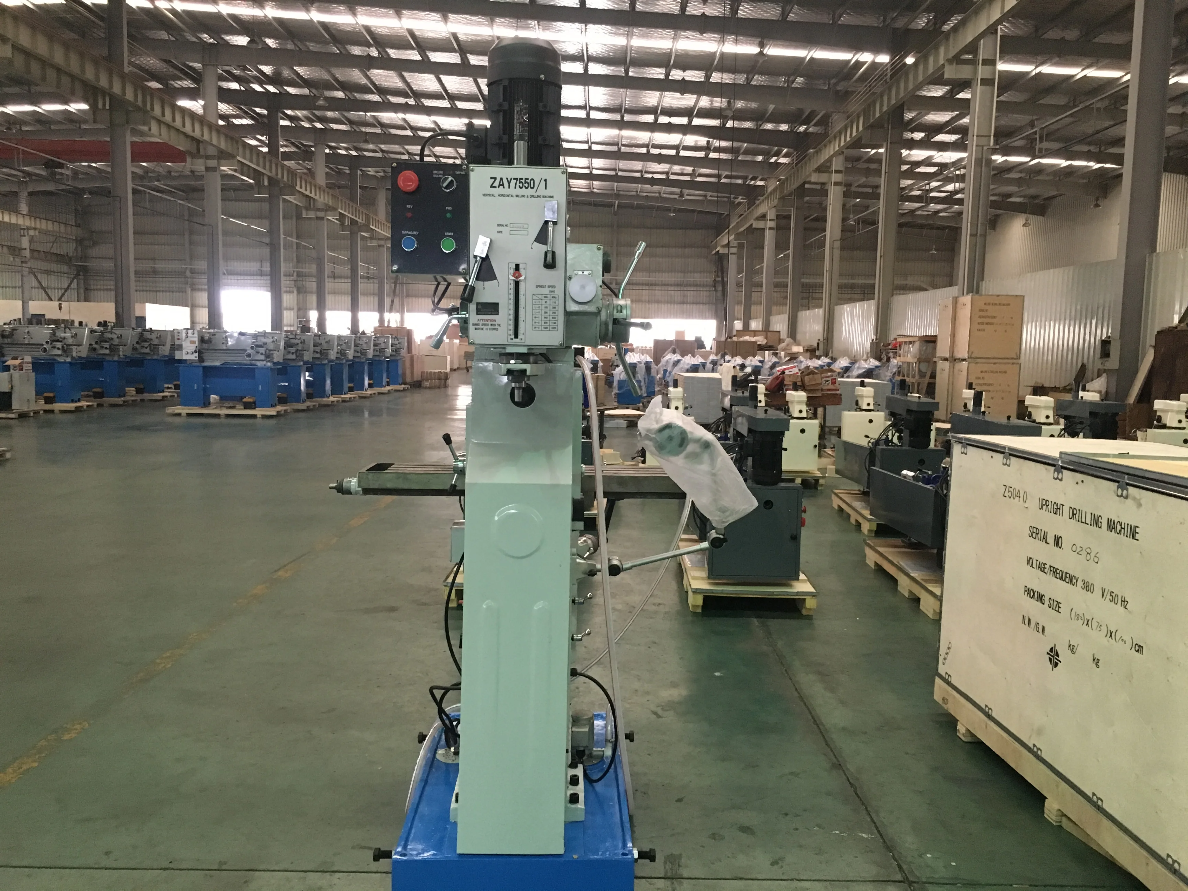 Factory Sales Universal Milling Multifunctional Drilling Machine ZAY7550/1