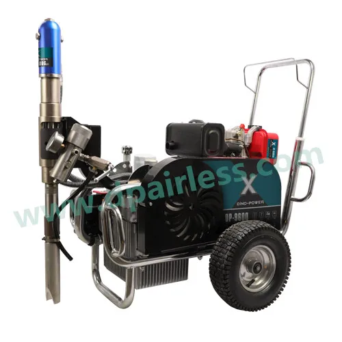 DP-9600G 6HP 4500W Diesel Engine Hydraulic Driven Airless Paint Sprayer