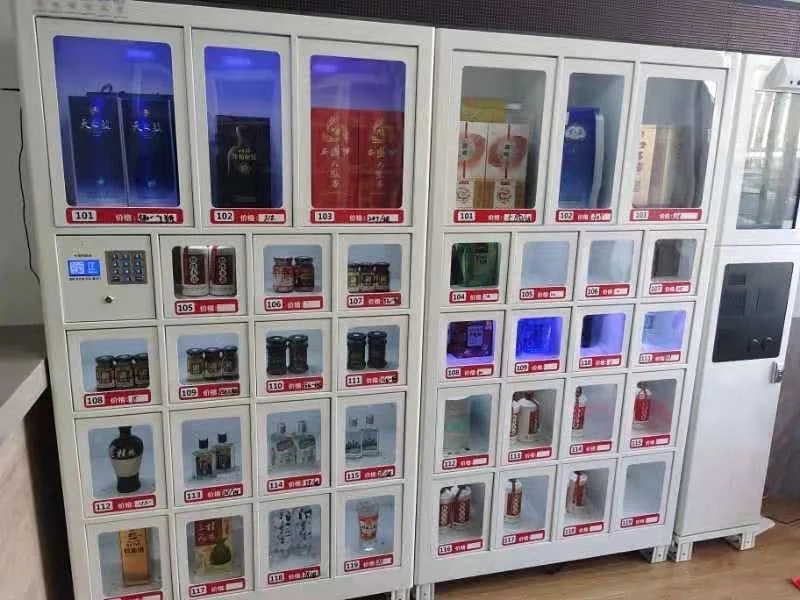 Онлайн-автомат для продажи свежих фруктов салатов тортов 24 часа в сутки
