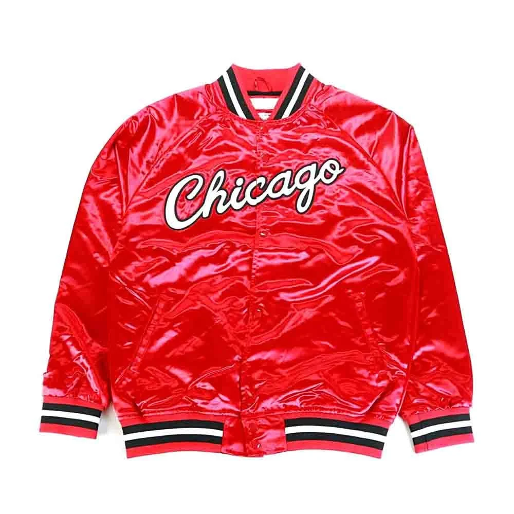 Бейсбольная куртка красная черная атласная куртка-бомбер на заказ Мужская