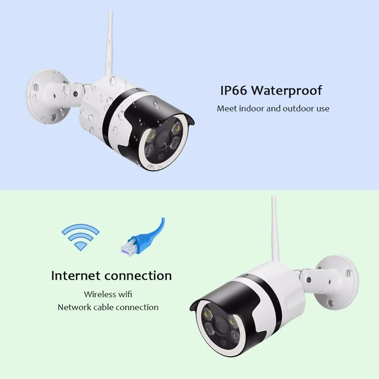 YCC365 Plus 1080P Real-Time Mobile View Wifi Camera Bullet PTZ Waterproof IP66 Outdoor Wireless Cctv Camera