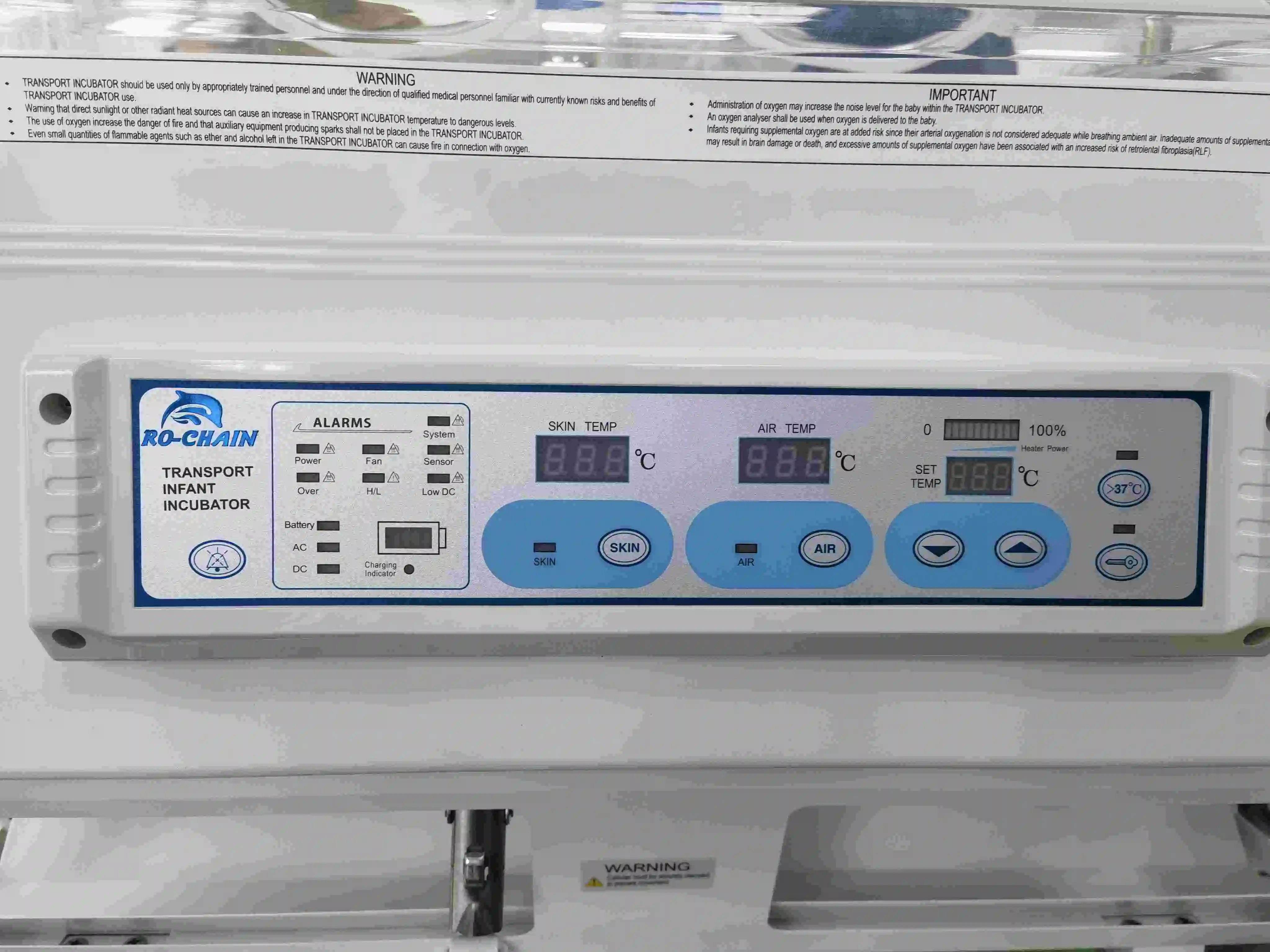 RC-BT100 CE approved hospital medical transport infant baby incubator price for newborn, infant incubator machine