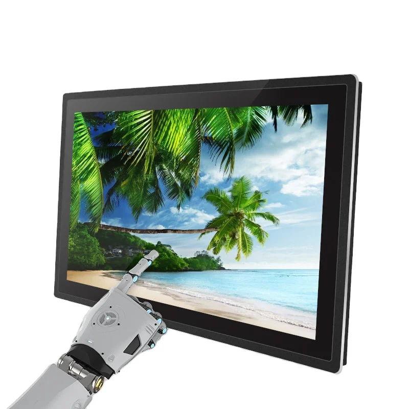 15 17 22 inch industrial touch screen android panel pc 10 points touch screen monitors lcd enclosure new aluminum embedded