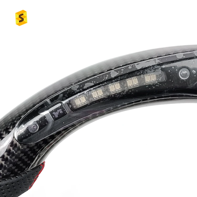 Shasha Carbon Car Part Carbon Fiber LED Steering Wheel For Lexus IS350 GS350 GS300 IS250 IS ES RX NX LS UX LC GS GX LX LC