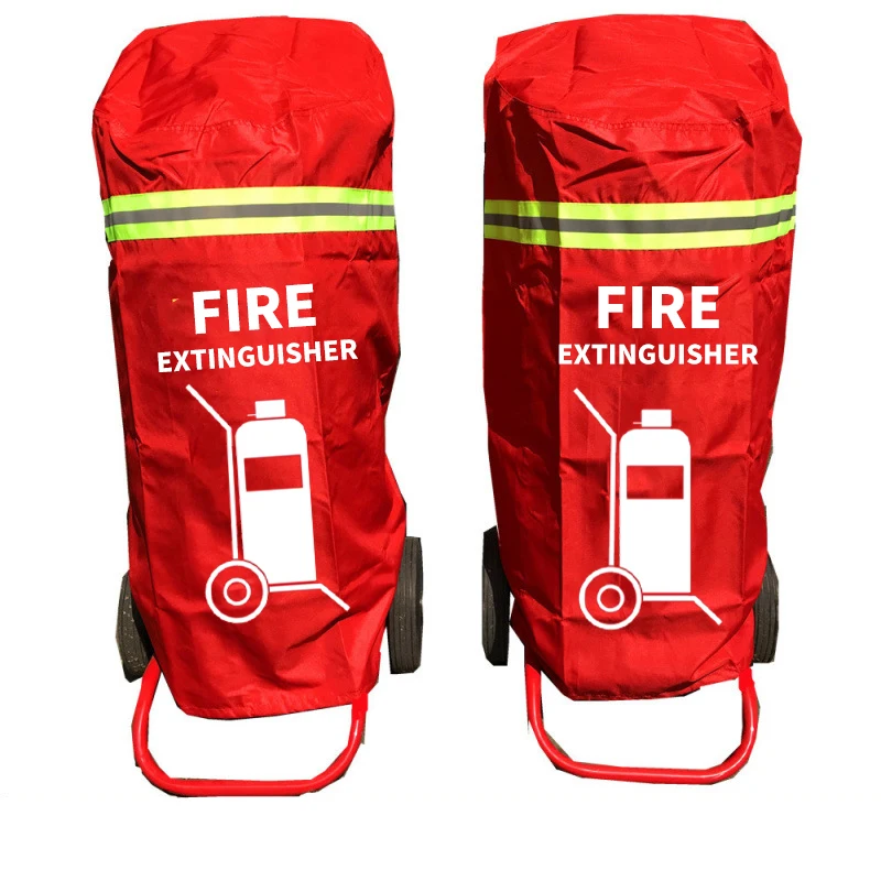 PVC Cover for 50kg wheeled  fire extinguisher  with highlight handle
