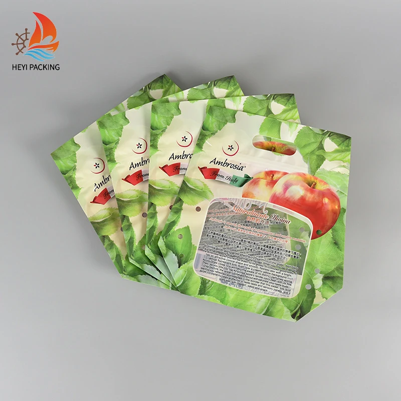 Pvc Dry Snack Fruit Juice Heat Presssed Frozen Bag Print For 20Kg By Cooling 1