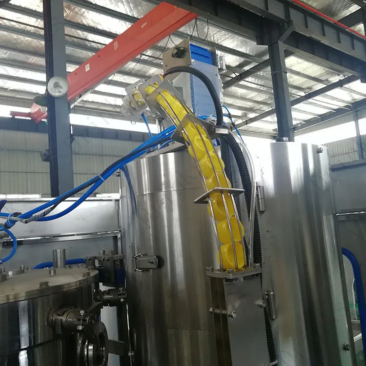 Complete Plastic Bottle Automatic Carbonated Fruit Juice Filling Production Line