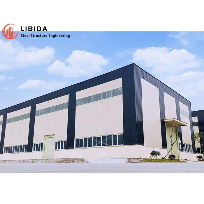 Prefabricated Light Gauge Steel Structure Warehouse Metal Building Iron Metal Structure Warehouse