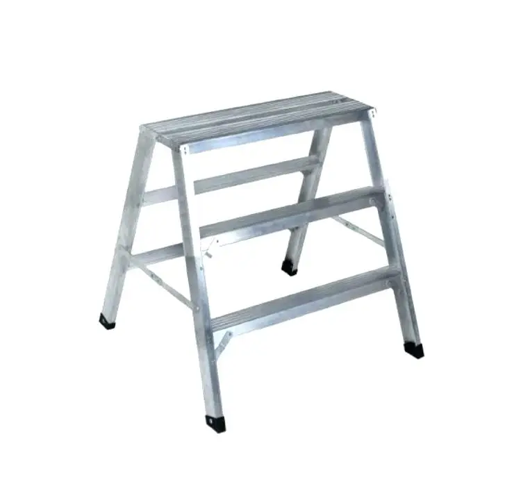 Aluminum easy store multiple folding step ladder