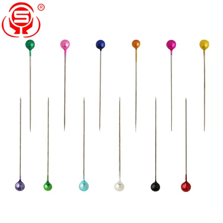 
1200pcs stainless steel multi-color pearl positioning pins for DIY accessories with box 