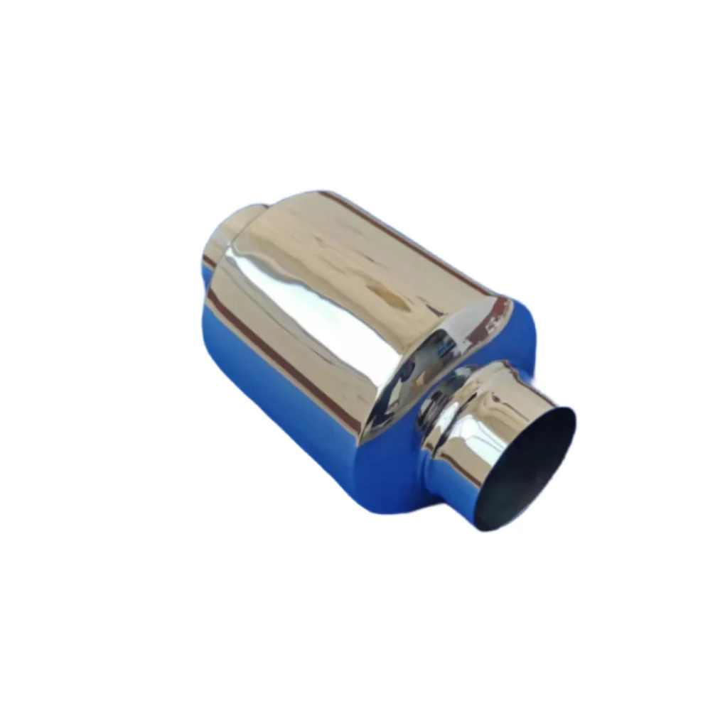 114mm Automotive retrofit stainless steel performance muffler exhaust resonator universal exhaust pipe
