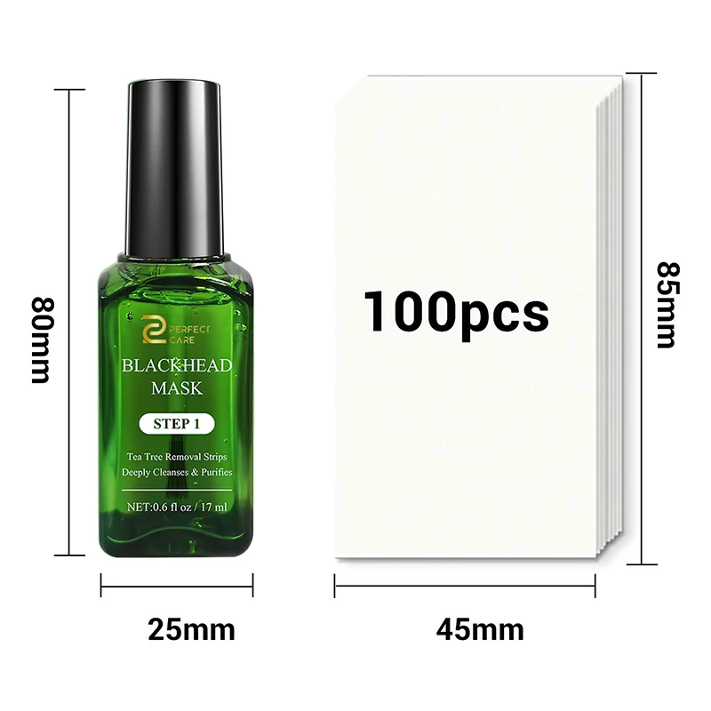 Custom Nose Mask Pore Refining Strips Deep Cleansing Blackhead Remove Nose Strip