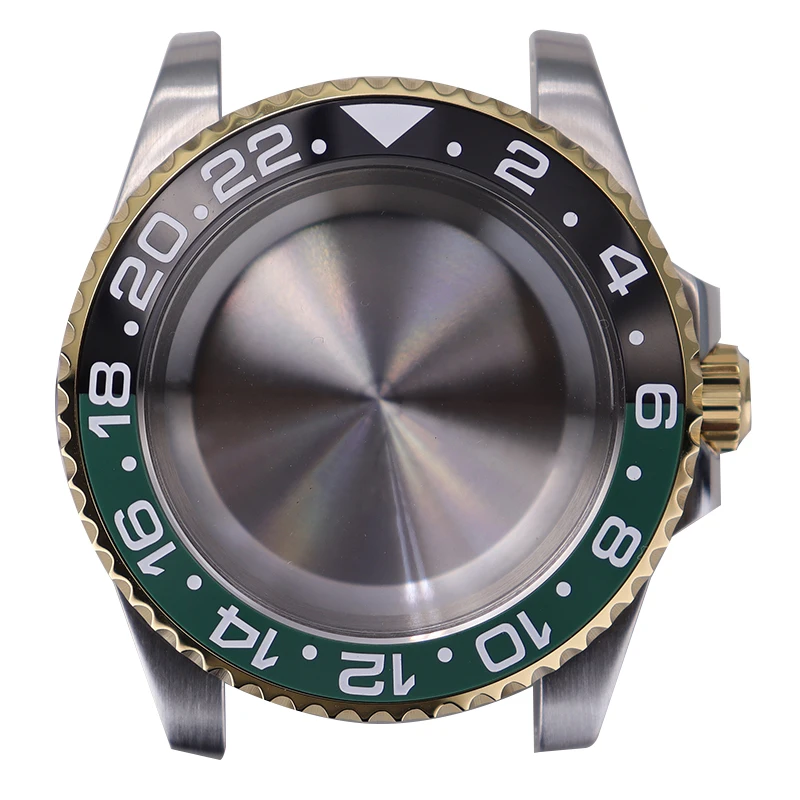 3ATM Waterproof Modified watch case gmt bezel insert accessories for SEIKO Nh35 Nh36 NH38 Eta 2824 Miyota 8215 Movement dial
