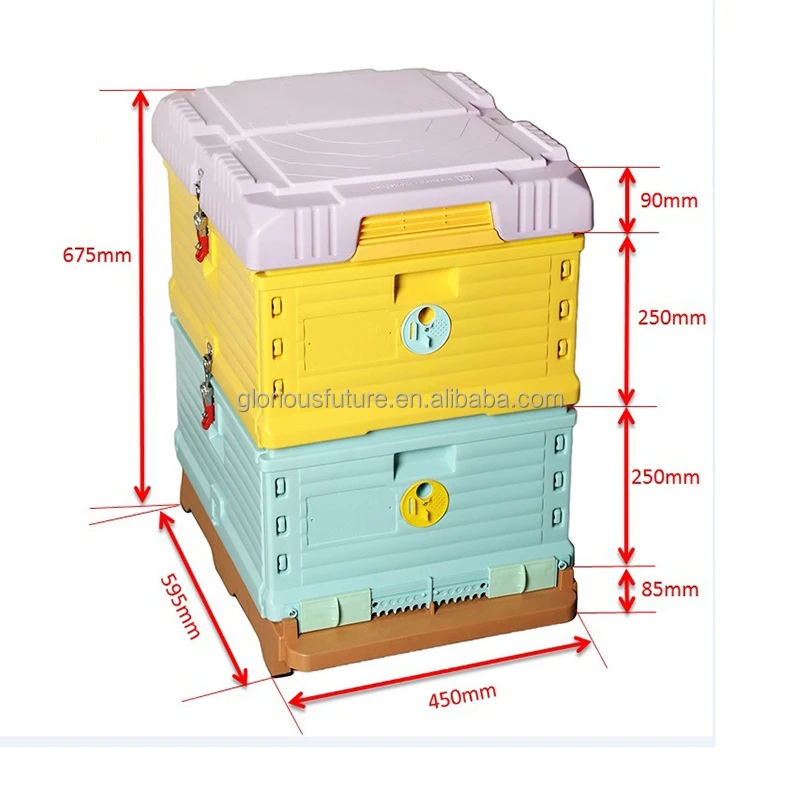 Beekeeping Langstroth Beehive Best price 2 layers 10 frames Plastic bee hive
