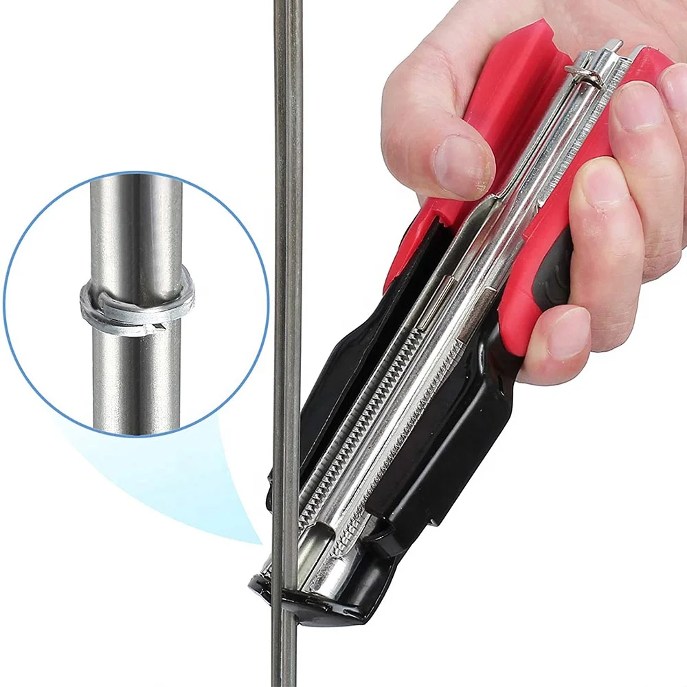 Hog Ring Pliers Automatic Fencing Pliers with 2500pcs Hog Rings Fence Clips C Type Nails Fencing Kit