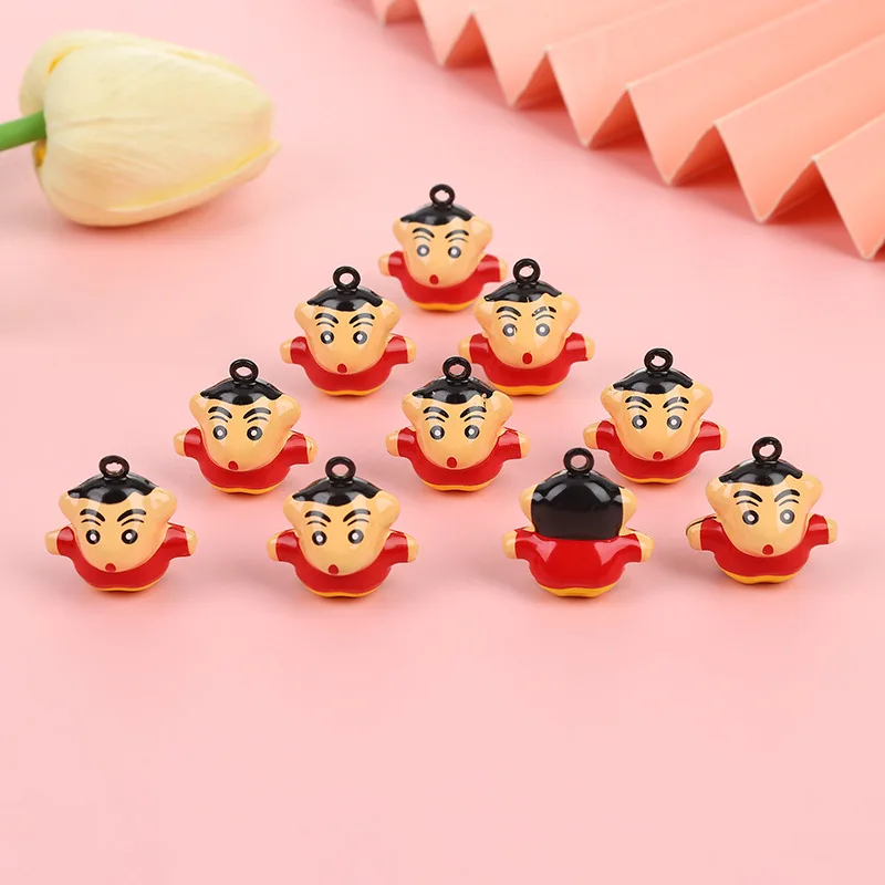 Cartoon cute bell diy jewelry pendant pet bell color painted cat and dog jewelry accessories manufacturer customization