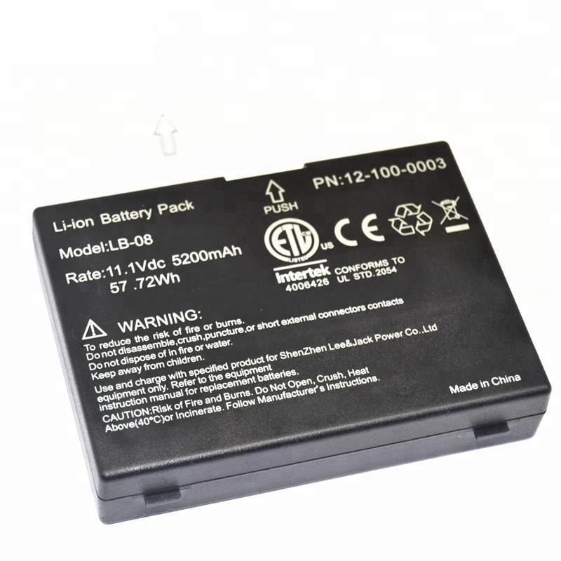 LB 08 11.1V 5200mAh li ion Battery Pack BIOLIGHT A5 A6 A8 Q3 V6 Medical replacement Battery 12 100 0003 (60760377109)