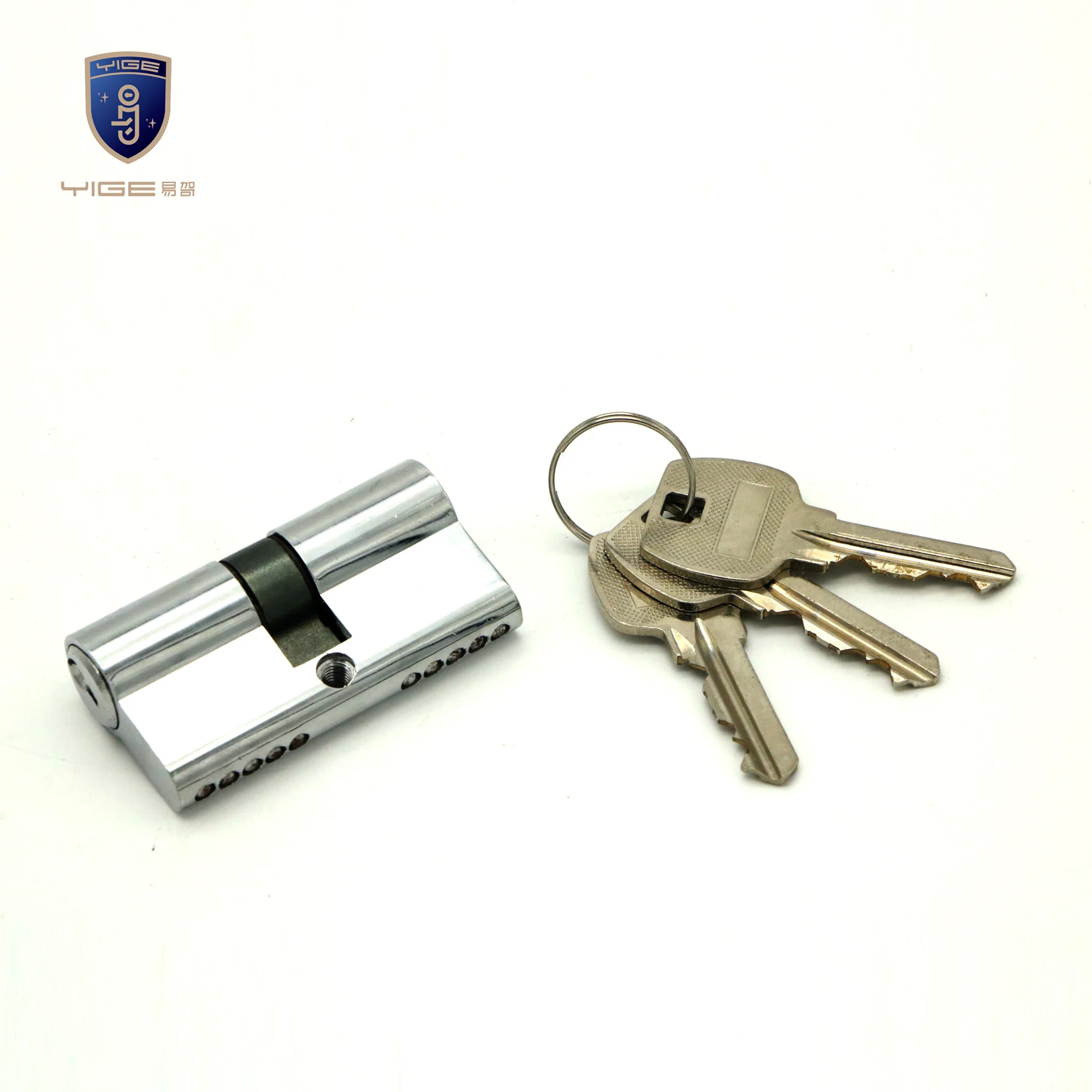 Anti-theft door lock core all copper pure copper door entry door old double-sided anti-pry household marble AB lock heart handle