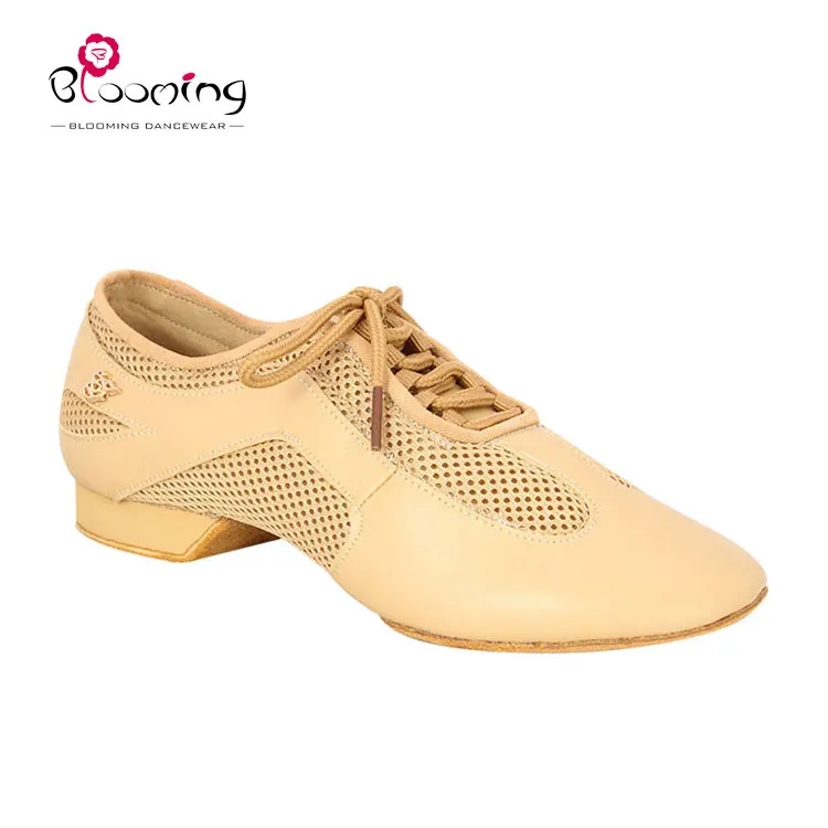  Thick cuban heel man latin ballroom dance shoes China factory