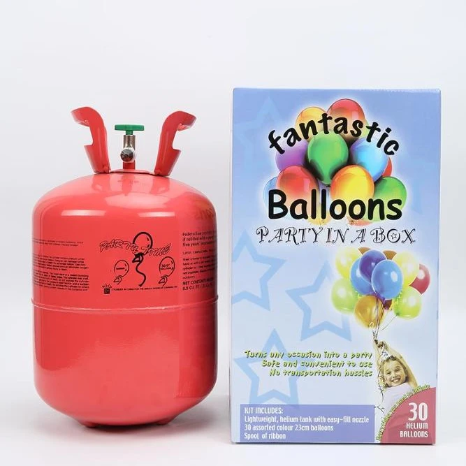 99.9% Purity Helium Gas Standard 99.999% Disposable Helium Tank Cylinder