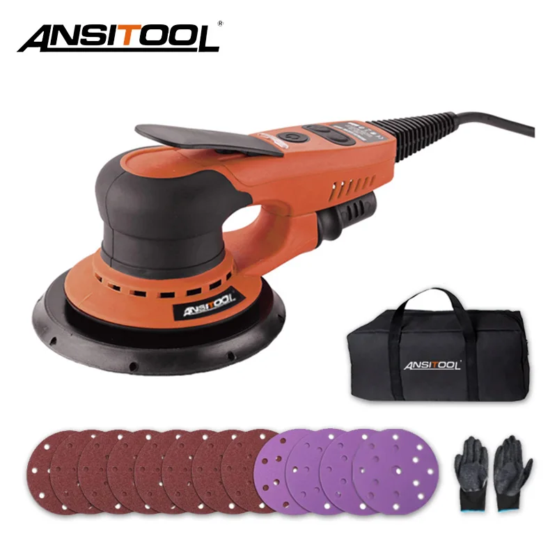 Brushless Motor Orbital 5mm Sanding Power Tools Power Drills Variable Speed Floor Sander Machine For Wood Car
