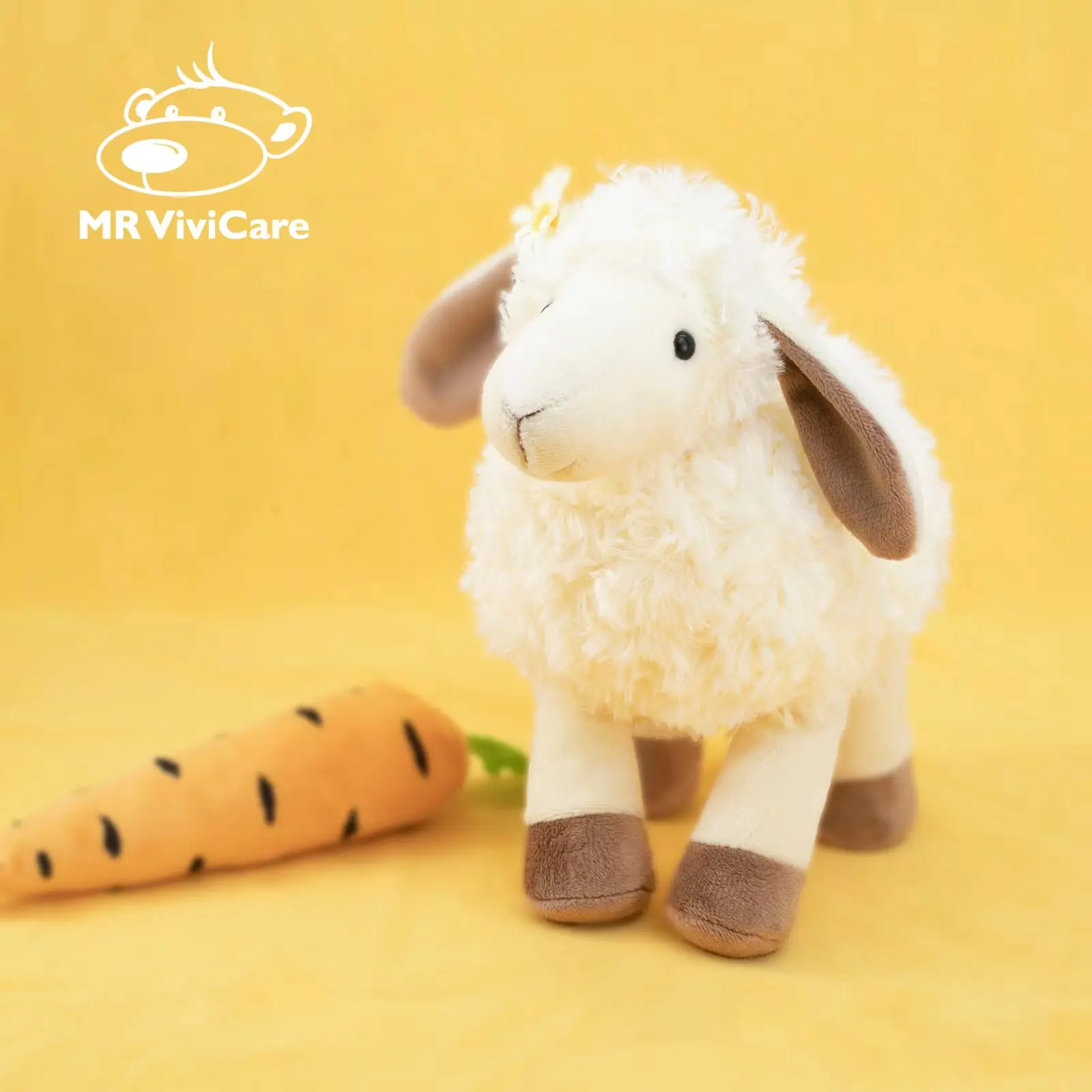 MR ViviCare Toys Plush Sheep Stuffed Animal Soft Cuddly Perfect for Child